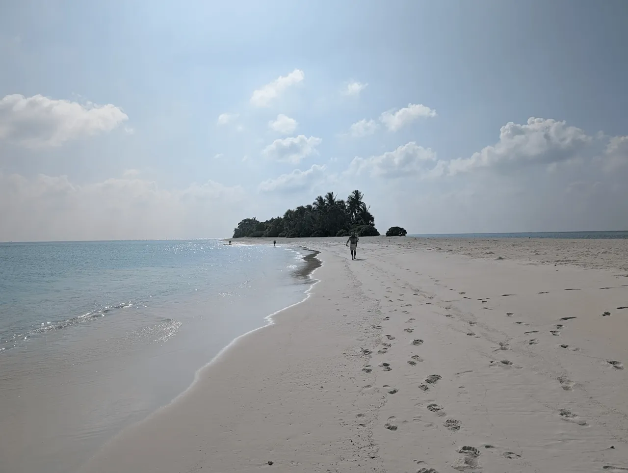 Beach seating near Kinbi Villa on Goidhoo Island