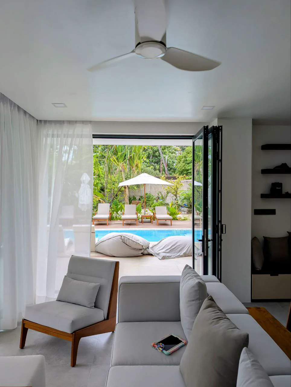 Family private pool at Kinbi Private Villa, Goidhoo Maldives